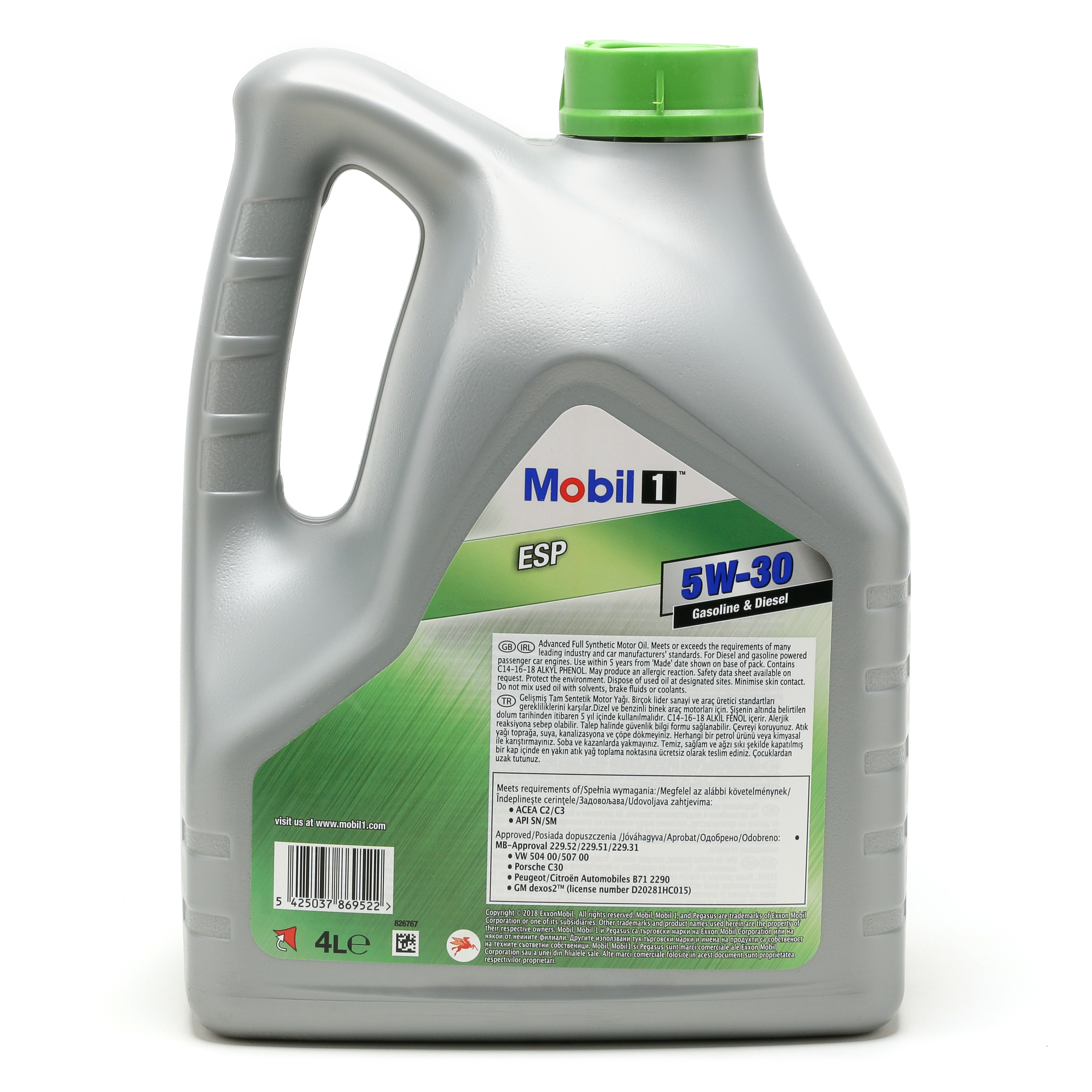 Mobil 1 ESP 5W-30 Motoröl 4l Kanister